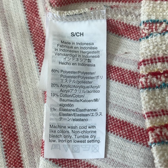 Madewell Bouclé Stripe Cross-Back Tank Top - Picture 7 of 9